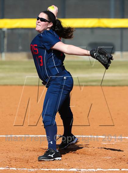 Thumbnail 3 in Centennial vs S & S Consolidated (LCS/Argyle Softball Tournament) photogallery.