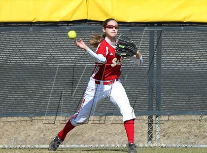 Thumbnail 3 in Centennial vs S & S Consolidated (LCS/Argyle Softball Tournament) photogallery.