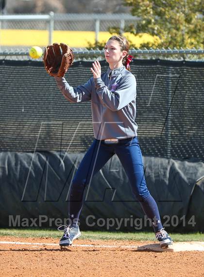 Thumbnail 2 in Centennial vs S & S Consolidated (LCS/Argyle Softball Tournament) photogallery.
