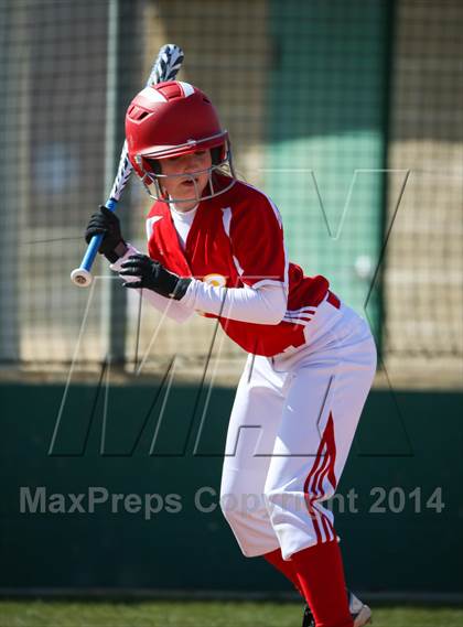 Thumbnail 2 in Centennial vs S & S Consolidated (LCS/Argyle Softball Tournament) photogallery.