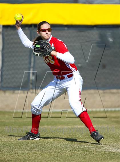 Thumbnail 3 in Centennial vs S & S Consolidated (LCS/Argyle Softball Tournament) photogallery.