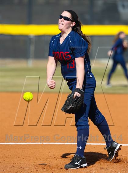 Thumbnail 3 in Centennial vs S & S Consolidated (LCS/Argyle Softball Tournament) photogallery.