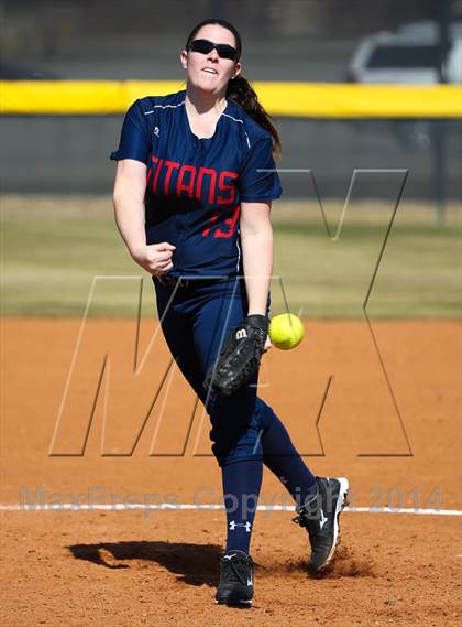Thumbnail 1 in Centennial vs S & S Consolidated (LCS/Argyle Softball Tournament) photogallery.