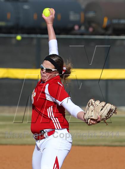 Thumbnail 2 in Centennial vs S & S Consolidated (LCS/Argyle Softball Tournament) photogallery.