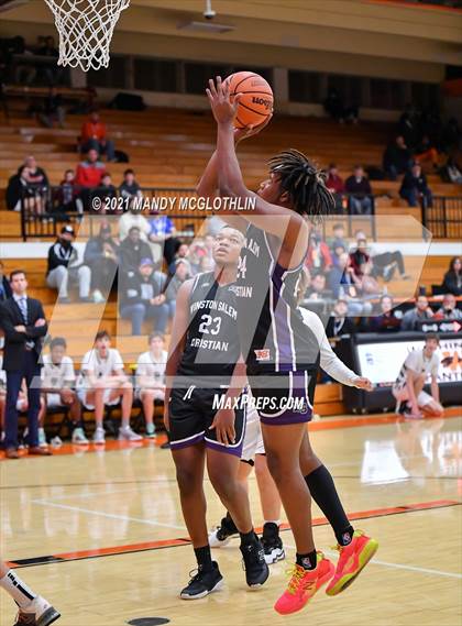 Thumbnail 1 in Rabun Gap-Nacoochee vs. Winston-Salem Christian (Kevin Brown Memorial Tournament of Champions) photogallery.