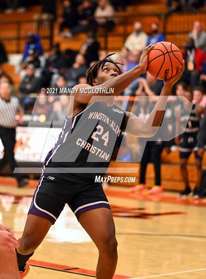 Thumbnail 3 in Rabun Gap-Nacoochee vs. Winston-Salem Christian (Kevin Brown Memorial Tournament of Champions) photogallery.