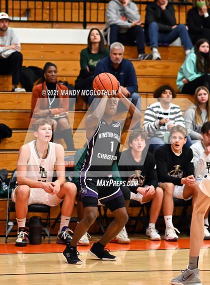 Thumbnail 3 in Rabun Gap-Nacoochee vs. Winston-Salem Christian (Kevin Brown Memorial Tournament of Champions) photogallery.