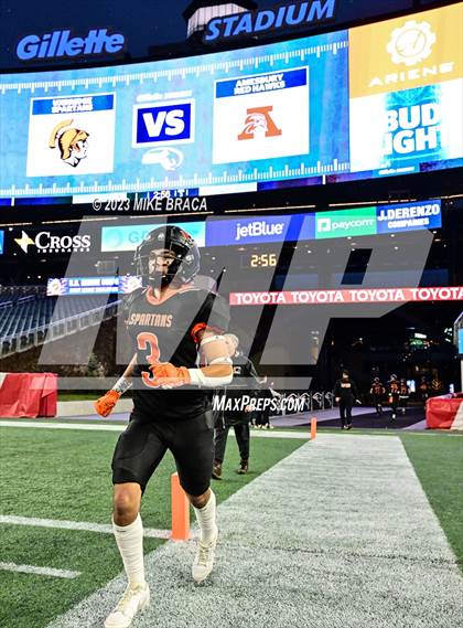 Thumbnail 2 in Amesbury vs Uxbridge (MIAA D7 Final) photogallery.