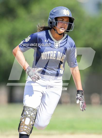Thumbnail 1 in Pacifica @ Notre Dame (SO) (CIF SS Wild Card) photogallery.