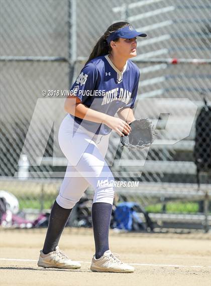Thumbnail 2 in Pacifica @ Notre Dame (SO) (CIF SS Wild Card) photogallery.