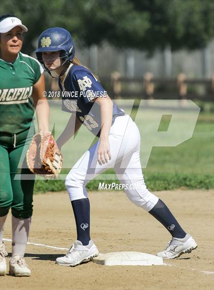 Thumbnail 2 in Pacifica @ Notre Dame (SO) (CIF SS Wild Card) photogallery.