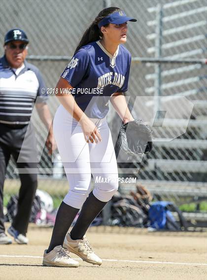 Thumbnail 1 in Pacifica @ Notre Dame (SO) (CIF SS Wild Card) photogallery.