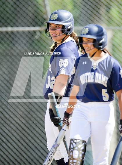 Thumbnail 3 in Pacifica @ Notre Dame (SO) (CIF SS Wild Card) photogallery.