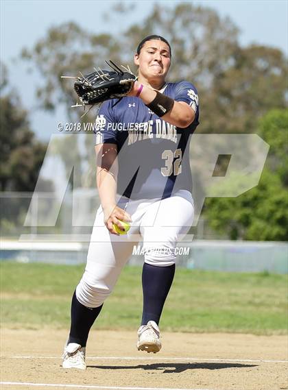 Thumbnail 1 in Pacifica @ Notre Dame (SO) (CIF SS Wild Card) photogallery.