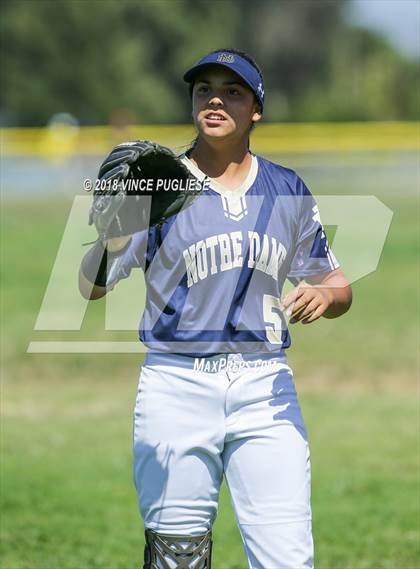 Thumbnail 1 in Pacifica @ Notre Dame (SO) (CIF SS Wild Card) photogallery.