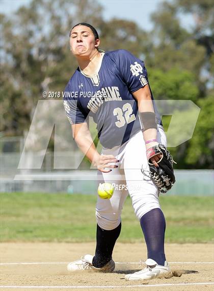 Thumbnail 3 in Pacifica @ Notre Dame (SO) (CIF SS Wild Card) photogallery.