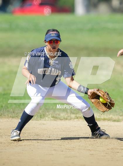 Thumbnail 1 in Pacifica @ Notre Dame (SO) (CIF SS Wild Card) photogallery.