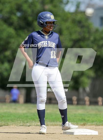 Thumbnail 1 in Pacifica @ Notre Dame (SO) (CIF SS Wild Card) photogallery.