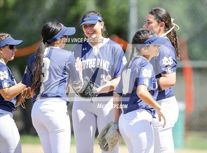 Thumbnail 1 in Pacifica @ Notre Dame (SO) (CIF SS Wild Card) photogallery.