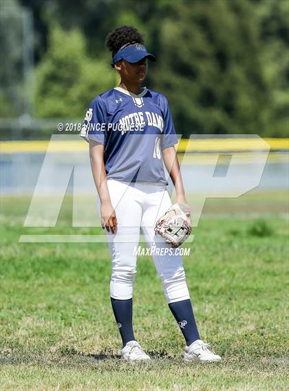 Thumbnail 3 in Pacifica @ Notre Dame (SO) (CIF SS Wild Card) photogallery.