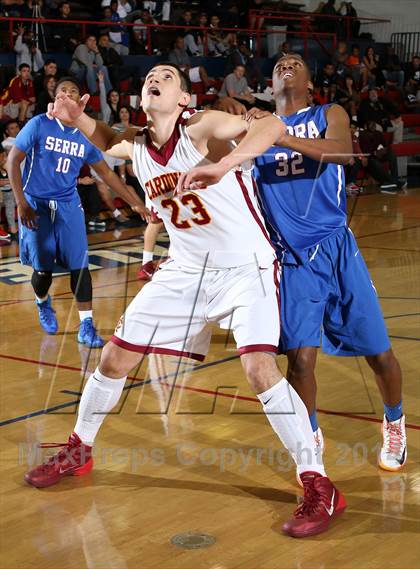 Thumbnail 3 in Cantwell-Sacred Heart vs. Serra (Lancers Hoops Showdown) photogallery.