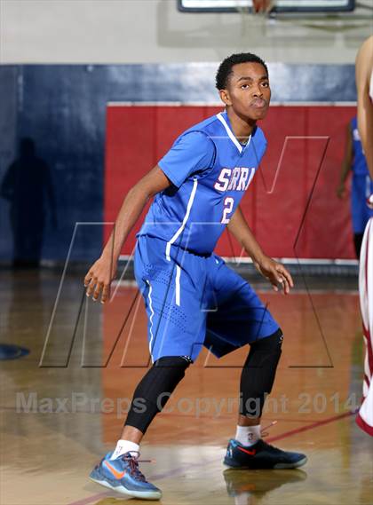 Thumbnail 3 in Cantwell-Sacred Heart vs. Serra (Lancers Hoops Showdown) photogallery.