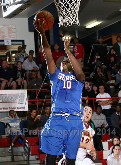 Thumbnail 1 in Cantwell-Sacred Heart vs. Serra (Lancers Hoops Showdown) photogallery.