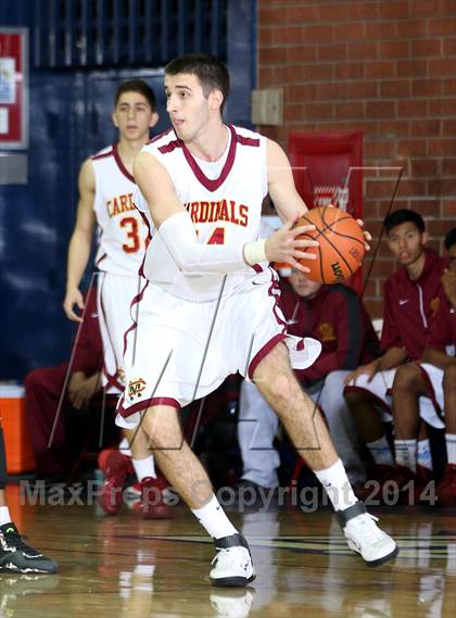 Thumbnail 3 in Cantwell-Sacred Heart vs. Serra (Lancers Hoops Showdown) photogallery.