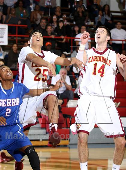 Thumbnail 3 in Cantwell-Sacred Heart vs. Serra (Lancers Hoops Showdown) photogallery.