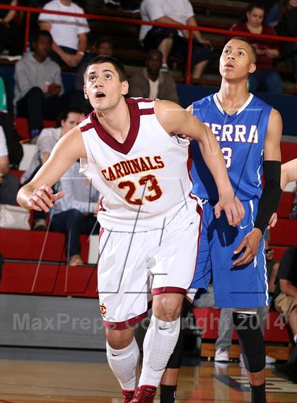 Thumbnail 3 in Cantwell-Sacred Heart vs. Serra (Lancers Hoops Showdown) photogallery.