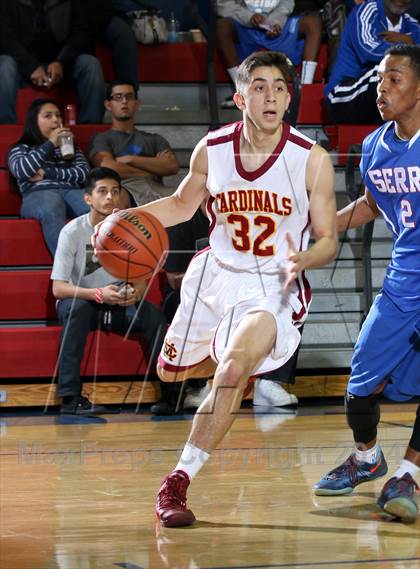 Thumbnail 3 in Cantwell-Sacred Heart vs. Serra (Lancers Hoops Showdown) photogallery.