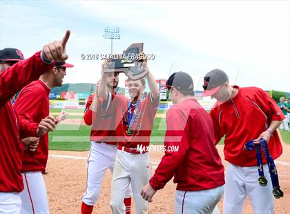 Thumbnail 3 in Center Moriches vs. Seton Catholic Central (NYSPHSAA Class B Final) photogallery.