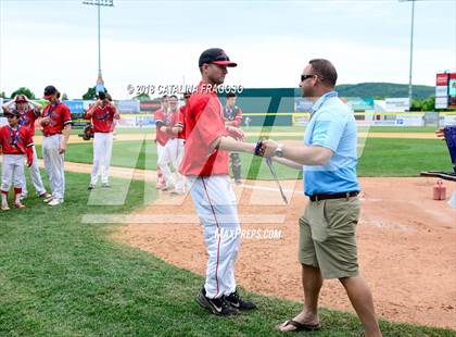Thumbnail 1 in Center Moriches vs. Seton Catholic Central (NYSPHSAA Class B Final) photogallery.