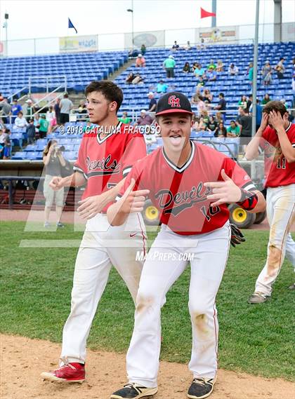 Thumbnail 3 in Center Moriches vs. Seton Catholic Central (NYSPHSAA Class B Final) photogallery.