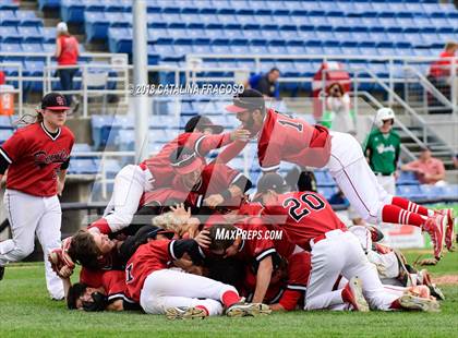 Thumbnail 1 in Center Moriches vs. Seton Catholic Central (NYSPHSAA Class B Final) photogallery.