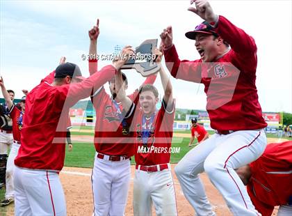 Thumbnail 1 in Center Moriches vs. Seton Catholic Central (NYSPHSAA Class B Final) photogallery.