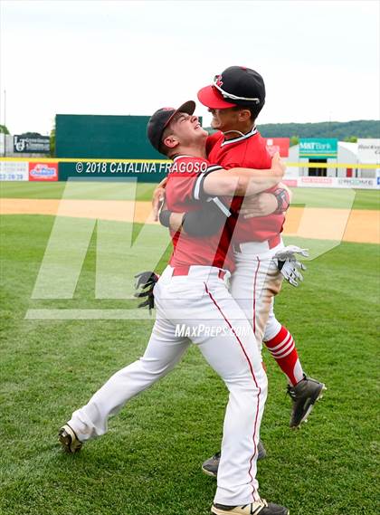 Thumbnail 3 in Center Moriches vs. Seton Catholic Central (NYSPHSAA Class B Final) photogallery.
