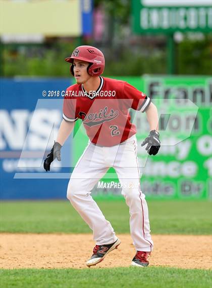 Thumbnail 3 in Center Moriches vs. Seton Catholic Central (NYSPHSAA Class B Final) photogallery.