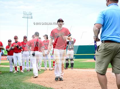 Thumbnail 3 in Center Moriches vs. Seton Catholic Central (NYSPHSAA Class B Final) photogallery.