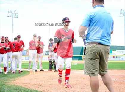 Thumbnail 1 in Center Moriches vs. Seton Catholic Central (NYSPHSAA Class B Final) photogallery.