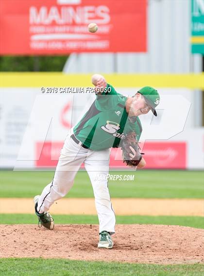 Thumbnail 1 in Center Moriches vs. Seton Catholic Central (NYSPHSAA Class B Final) photogallery.