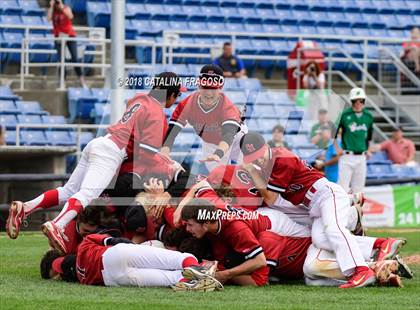 Thumbnail 2 in Center Moriches vs. Seton Catholic Central (NYSPHSAA Class B Final) photogallery.