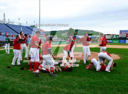 Thumbnail 1 in Center Moriches vs. Seton Catholic Central (NYSPHSAA Class B Final) photogallery.