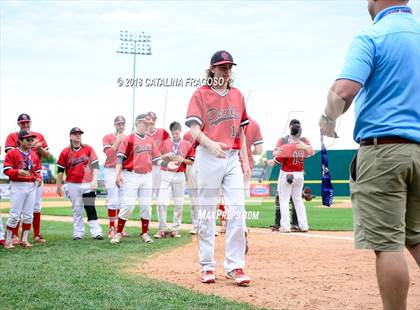 Thumbnail 1 in Center Moriches vs. Seton Catholic Central (NYSPHSAA Class B Final) photogallery.