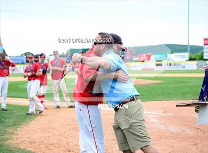 Thumbnail 2 in Center Moriches vs. Seton Catholic Central (NYSPHSAA Class B Final) photogallery.