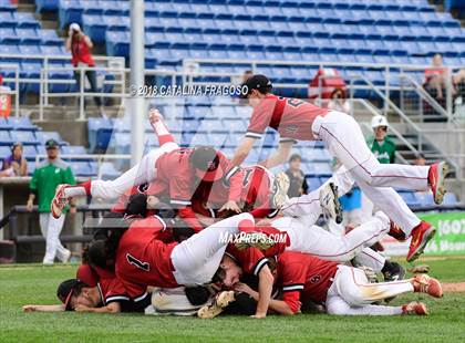 Thumbnail 3 in Center Moriches vs. Seton Catholic Central (NYSPHSAA Class B Final) photogallery.