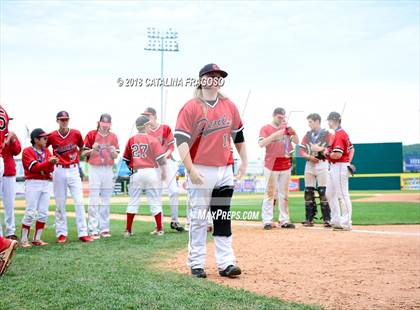 Thumbnail 1 in Center Moriches vs. Seton Catholic Central (NYSPHSAA Class B Final) photogallery.