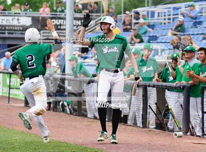 Thumbnail 1 in Center Moriches vs. Seton Catholic Central (NYSPHSAA Class B Final) photogallery.