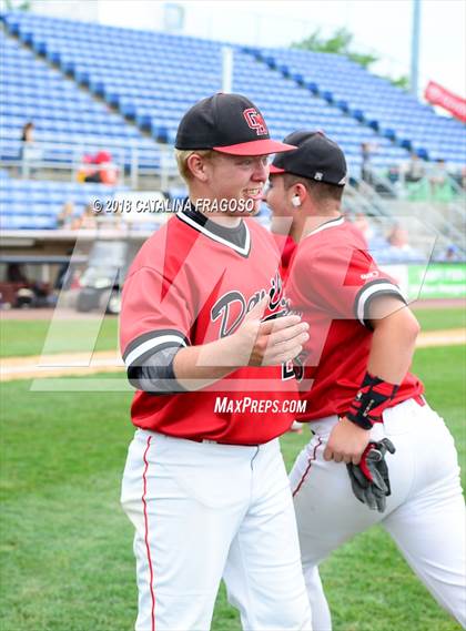Thumbnail 3 in Center Moriches vs. Seton Catholic Central (NYSPHSAA Class B Final) photogallery.
