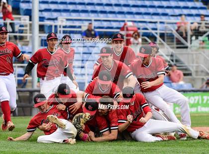 Thumbnail 3 in Center Moriches vs. Seton Catholic Central (NYSPHSAA Class B Final) photogallery.